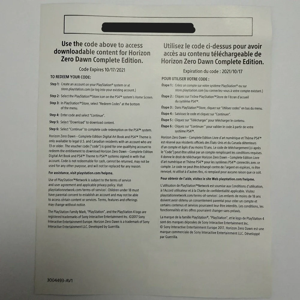 Horizon Zero Dawn Complete‎ Edition PlayStation Hits (Sony PS4, 2017) CIB